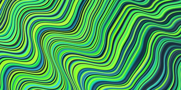 Ljusblå Grön Vektor Layout Med Cirkulär Båge Abstrakt Gradient Illustration — Stock vektor