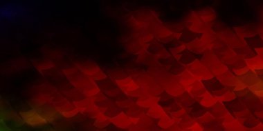 Dikdörtgenli koyu renkli vektör arkaplanı. Soyut arkaplanda renkli gradyan olan dikdörtgenler. Cep telefonları için şablon.