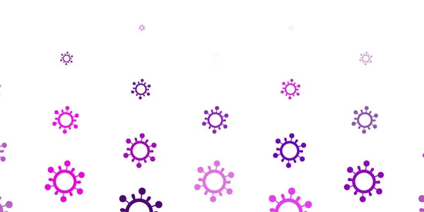 Светло Фиолетовый Розовый Вектор Искушают Признаками Гриппа Красочные Градиентные Символы — стоковый вектор