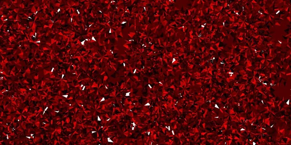 Светло Красный Векторный Узор Цветными Снежинками Красочная Абстрактная Иллюстрация Снежинками — стоковый вектор