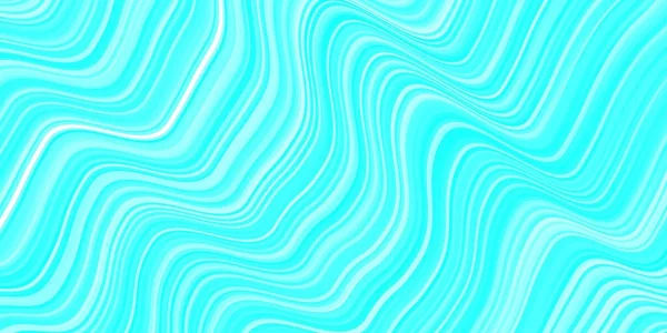 Modèle Vectoriel Bleu Clair Avec Des Lignes Douces Illustration Colorée — Image vectorielle