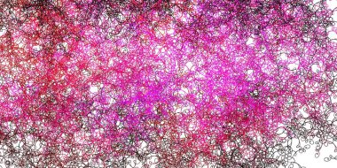 Bükülmüş çizgileri olan açık pembe vektör arkaplanı. Bükülmüş çizgileri olan yepyeni renkli bir çizim. Web siteleri, iniş sayfaları için desen.