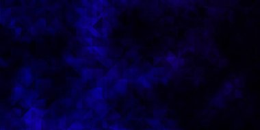 Koyu mor, üçgen şekilli pembe vektör dokusu. Soyut arkaplanda renkli eğimli üçgenler. Web siteleri için desen.