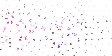 Açık Pembe, iş kadını işaretli yeşil vektör şablonu. Değişken feminizm şekilli renkli bir illüstrasyon. Web siteniz için basit tasarım.