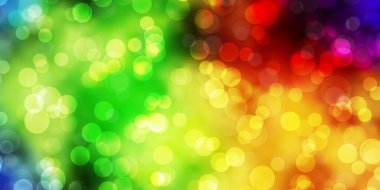 Kabarcıklı hafif çok renkli vektör arkaplanı. Doğa tarzında renkli noktaları olan soyut illüstrasyon. İş ilanları için şablon.