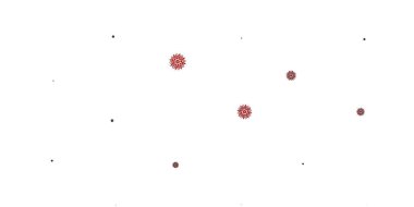 Açık kırmızı vektör deseni çiçeklerle karalıyor. Sıradan çiçekli basit renkli bir illüstrasyon. Paketleme için akıllı tasarım, duvar kağıtları.