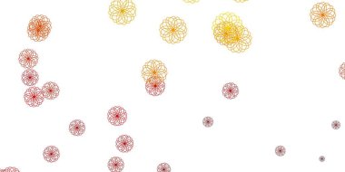 Lekeli açık kahverengi vektör arka planı. Doğa tarzında renkli noktaları olan soyut illüstrasyon. İş ilanları için şablon.