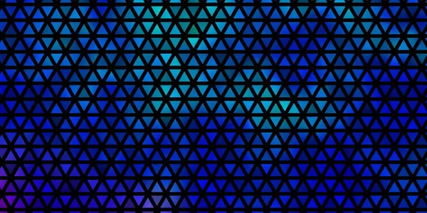 Ljusrosa Blå Vektor Bakgrund Med Trianglar Trianglar Abstrakt Bakgrund Med — Stock vektor