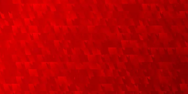Patrón Vectorial Rojo Claro Con Estilo Poligonal Triángulos Sobre Fondo — Archivo Imágenes Vectoriales