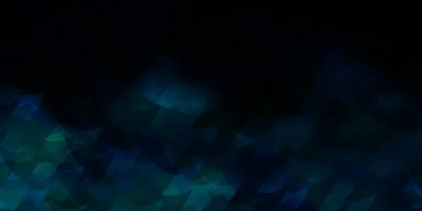 Темна Blue Векторна Текстура Трикутним Стилем Трикутники Абстрактному Тлі Барвистим — стоковий вектор