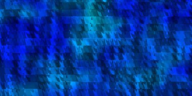 Çizgileri ve üçgenleri olan hafif Mavili vektör arka planı. Basit bir şekilde üçgenli renkli bir çizim. Posterler ve afişler için en iyi tasarım.