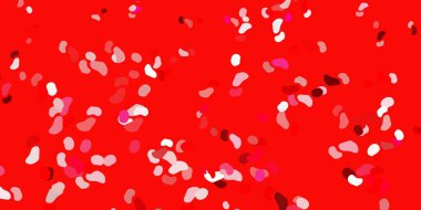 Soyut şekilli açık pembe vektör deseni. Soyut tarzda, gradyan formlarda basit tasarım. Web siteniz için basit illüstrasyon.