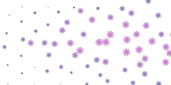 Світло Фіолетовий Рожевий Вектор Природний Фон Квітами Сучасний Дизайн Градієнтними — стоковий вектор
