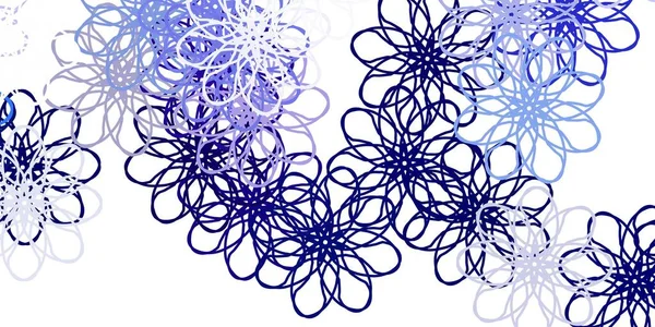Ανοιχτό Ροζ Μπλε Διάνυσμα Φυσική Διάταξη Λουλούδια Εικονογράφηση Αφηρημένα Πολύχρωμα — Διανυσματικό Αρχείο
