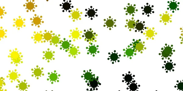 Светло Зеленый Желтый Векторный Отскок Вирусными Сифилисами Красочные Градиентные Символы — стоковый вектор