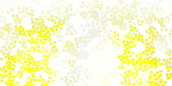 メンフィスの形をした薄黄色のベクトルテクスチャ グラデーションのある抽象的なスタイルでシンプルなデザイン 携帯電話の背景 — ストックベクタ