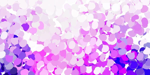 Light Purple Pink Vector Pattern Abstract Shapes Modern Abstract Illustration — Stock Vector