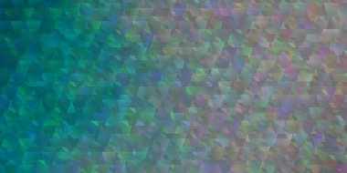 Çizgileri ve üçgenleri olan hafif Mavili vektör arka planı. Renkli eğimli üçgenlerin çizimi. İniş sayfaları için şablon.