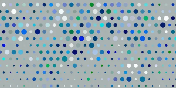 Light Blue Green Vector Backdrop Dots Modern Abstract Illustration Colorful — Stock Vector