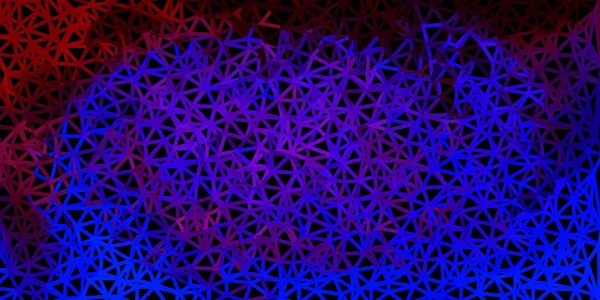 Dunkelblaues Rotes Vektorverlauf Polygon Layout Abstrakte Illustration Mit Eleganten Verlaufsdreiecken — Stockvektor