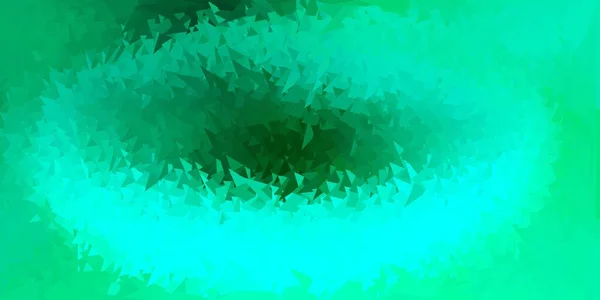 Conception Polygonale Géométrique Vectorielle Vert Clair Illustration Verre Cassé Avec — Image vectorielle