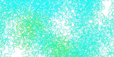 Fiyonklu açık yeşil vektör arka planı. Gradyan kıvrımları olan yarım tonlu bir resim. İş tanıtımınız için tasarım.