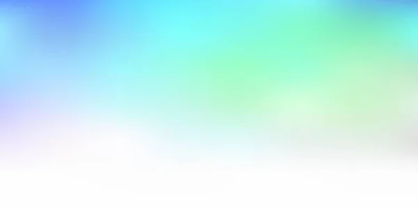 Ljusblå Grön Vektor Suddig Layout Abstrakt Färgglad Illustration Med Suddig — Stock vektor