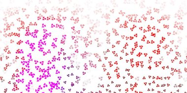 Açık pembe, Memphis şekilli sarı vektör dokusu. Basit gradyan şekilli renkli bir çizim. Web siteniz için basit illüstrasyon.