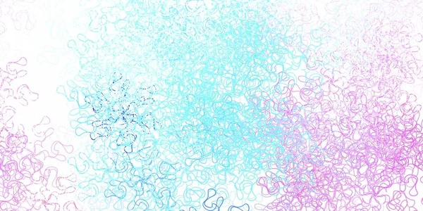 Шаблон Светлого Многоцветного Вектора Изогнутыми Линиями Иллюстрация Абстрактном Стиле Изогнутым — стоковый вектор