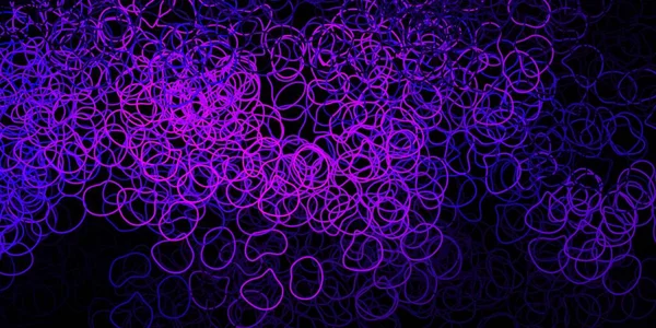 Modèle Vectoriel Violet Foncé Avec Des Formes Abstraites Illustration Colorée — Image vectorielle