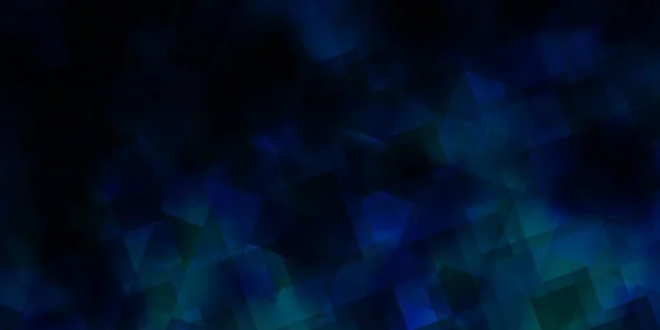 Sfondo Vettoriale Azzurro Con Stile Poligonale Illustrazione Con Serie Triangoli — Vettoriale Stock