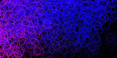 Soyut şekilli koyu pembe, mavi vektör şablonu. Basit gradyan şekilli renkli bir çizim. Reklamlarınız için modern tasarım.