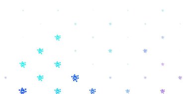 Açık pembe, üzerinde grip belirtileri olan mavi vektör şablonu. Basit ve soyut bir şekilde renkli hastalık sembolleri. Sağlık korunması için duvar kağıdı.