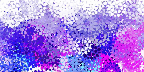 Açık mavi, üçgenli yeşil vektör arkaplan. Üçgen şekilli ışıltılı soyut çizimler. Web siteleri için desen.