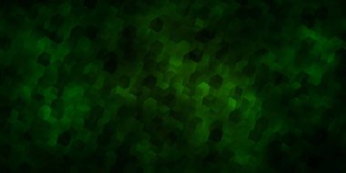 Açık mavi, altıgen şeklinde kırmızı vektör şablonu. Altıgenli soyut bir tasarım. İş ilanınız için tasarım.