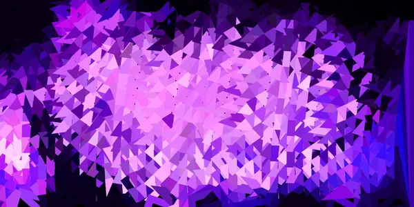 Σκούρο Μωβ Ροζ Διανυσματικό Τρίγωνο Μωσαϊκό Πρότυπο Διακοσμητική Πολύχρωμη Απεικόνιση — Διανυσματικό Αρχείο