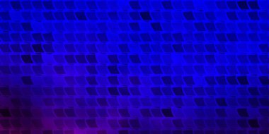 Açık mavi, çizgileri ve dikdörtgenleri olan kırmızı vektör düzeni. Dikdörtgenli soyut gradyan çizimi. İniş sayfası için modern şablon.