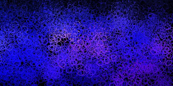 Fond Vectoriel Violet Foncé Avec Des Formes Aléatoires Illustration Colorée — Image vectorielle