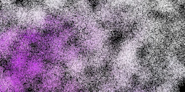 Темно Фиолетовый Вектор Линиями Яркий Образец Красочными Изогнутыми Линиями Формами — стоковый вектор