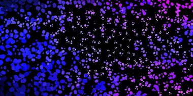 Soyut şekilli koyu pembe, mavi vektör deseni. Basit bir şekilde gradyan olan renkli soyut biçimler. Reklamlarınız için modern tasarım.