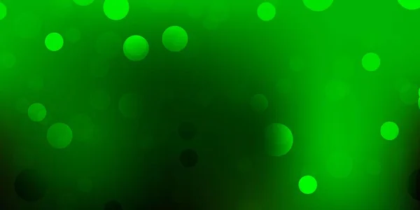 Dark Green Vector Backdrop Chaotic Shapes Modern Abstract Illustration Gradient — Stock Vector