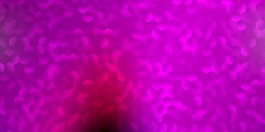 Koyu mor, kaotik şekilli pembe vektör arkaplanı. Gradyan rastgele formlarla modern soyut illüstrasyon. Reklamlarınız için modern tasarım.