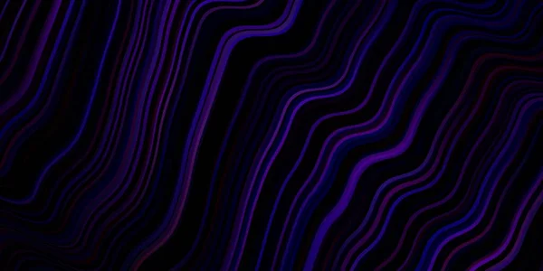 Fond Vectoriel Violet Foncé Avec Des Lignes Échantillon Géométrique Coloré — Image vectorielle