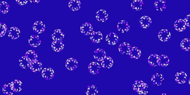 Açık Mor, noktalı pembe vektör arkaplan. Doğa tarzında rengarenk çizimler. Duvar kağıtları, perdeler için desen.