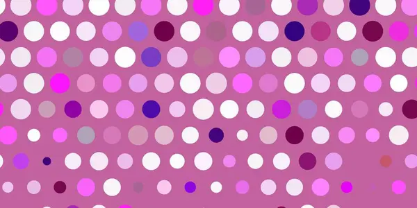 薄い紫 円の形をしたピンクベクトルレイアウト 自然のスタイルでカラフルなスポットと抽象的なイラスト コマーシャルのデザイン — ストックベクタ