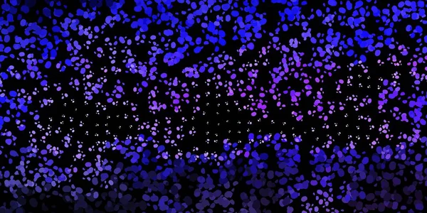 Темно Фиолетовый Векторный Фон Хаотичными Формами Современная Абстрактная Иллюстрация Градиентными — стоковый вектор