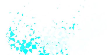 Üçgen şekilli açık yeşil vektör şablonu. Renkli soyut üçgenli web materyali çizimi. Duvar kağıtları için desen.