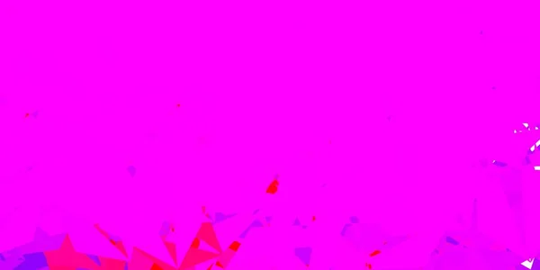Conception Polygonale Gradient Vectoriel Rouge Clair Illustration Verre Cassé Avec — Image vectorielle