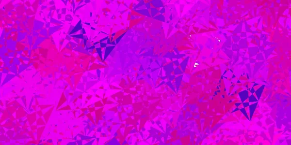 Светло Розовый Зеленый Вектор Искушают Треугольниками Умная Абстрактная Иллюстрация Треугольными — стоковый вектор