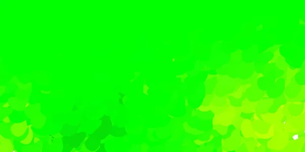 浅绿色 黄色矢量背景 形状混乱 色彩斑斓的抽象形式 带有简单风格的梯度 手机的背景 — 图库矢量图片
